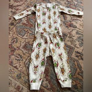 Hanna Andersson Dr. Seuss Grinch Christmas Pajamas, Size 18/24 months